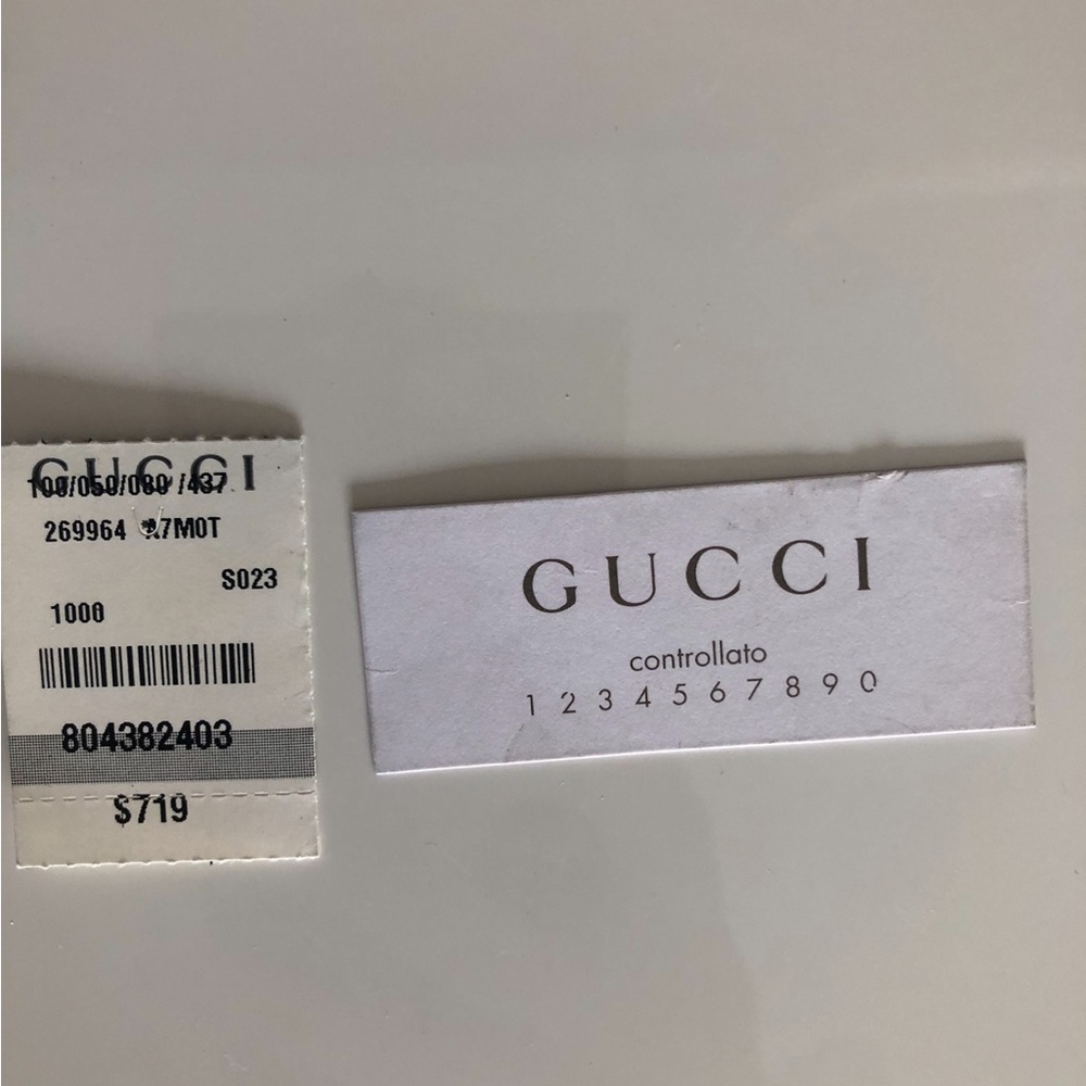 Gucci Black Leather Clutch with Gold Accent - Picture 9 of 9